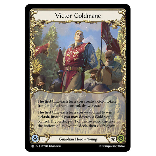 Flesh & Blood - Heavy Hitters - Victor Goldmane (Cold Foil) - HVY048-MVL