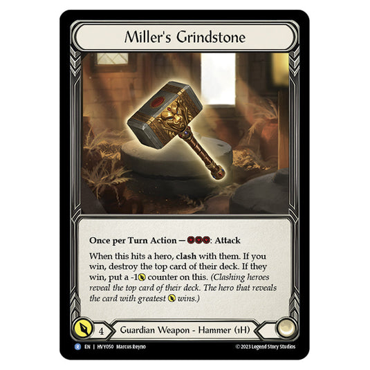 Flesh & Blood - Heavy Hitters - Miller's Grindstone (Cold Foil) - HVY050-CF