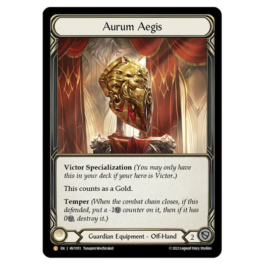 Flesh & Blood - Heavy Hitters - Aurum Aegis (Cold Foil) - HVY051-CF