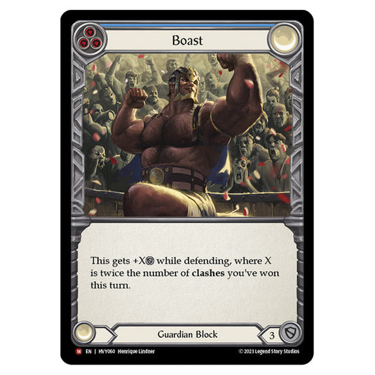 Flesh & Blood - Heavy Hitters - Boast (Rainbow Foil) - HVY060-RF