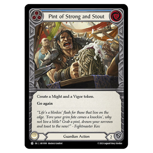 Flesh & Blood - Heavy Hitters - Pint of Strong and Stout (Rainbow Foil) - HVY089-RF