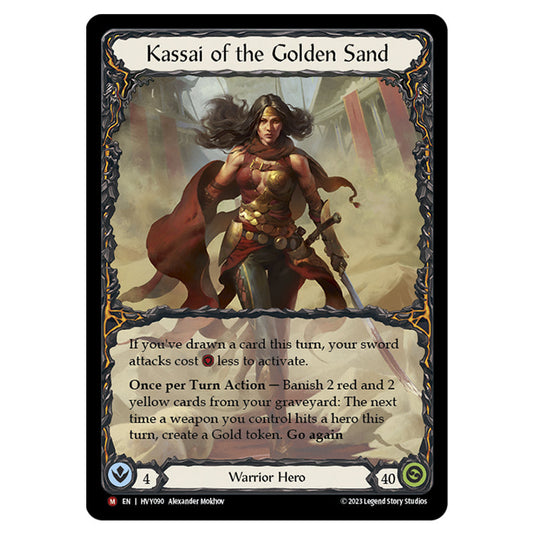 Flesh & Blood - Heavy Hitters - Kassai of the Golden Sand (Cold Foil) - HVY090-MVL