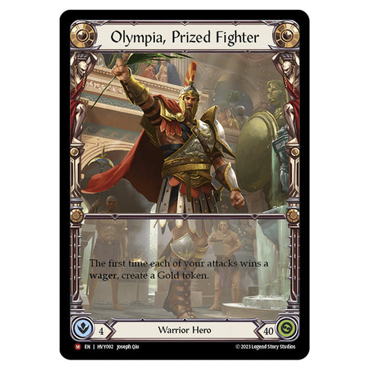 Flesh & Blood - Heavy Hitters - Olympia, Prized Fighter (Cold Foil) - HVY092-MV