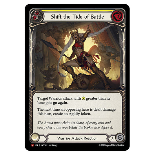 Flesh & Blood - Heavy Hitters - Shift the Tide of Battle (Rainbow Foil) - HVY102-RF