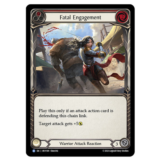 Flesh & Blood - Heavy Hitters - Fatal Engagement (Red) - HVY109