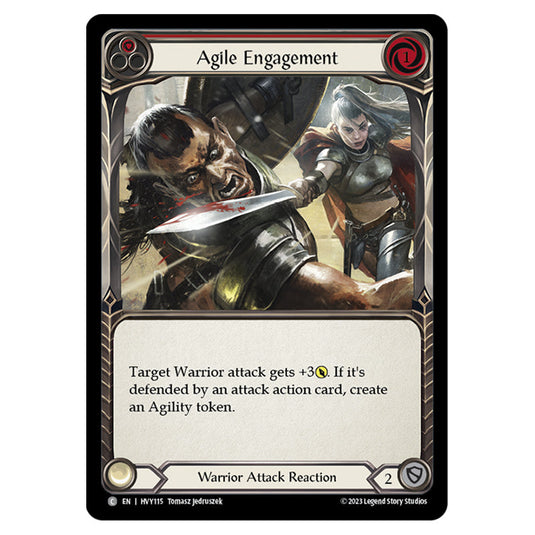 Flesh & Blood - Heavy Hitters - Agile Engagement (Red) - HVY115