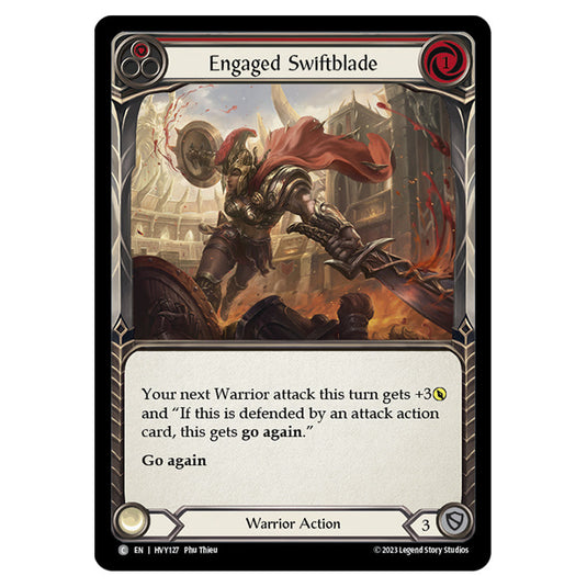 Flesh & Blood - Heavy Hitters - Engaged Swiftblade (Red) - HVY127