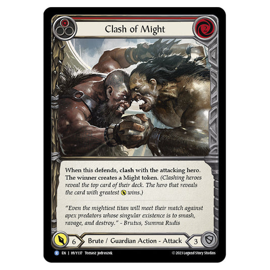 Flesh & Blood - Heavy Hitters - Clash of Might (Red) - HVY137