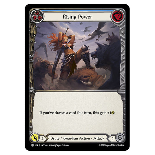 Flesh & Blood - Heavy Hitters - Rising Power (Blue) - HVY148