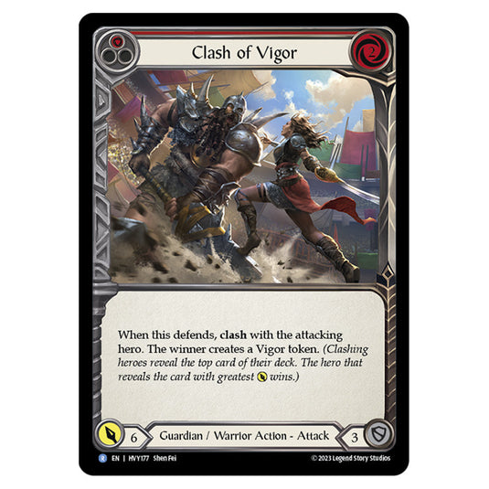 Flesh & Blood - Heavy Hitters - Clash of Vigor (Red) - HVY177