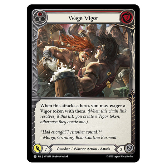 Flesh & Blood - Heavy Hitters - Wage Vigor (Red) - HVY189