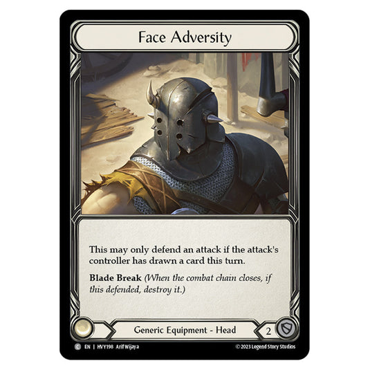 Flesh & Blood - Heavy Hitters - Face Adversity (Cold Foil) - HVY198-CF