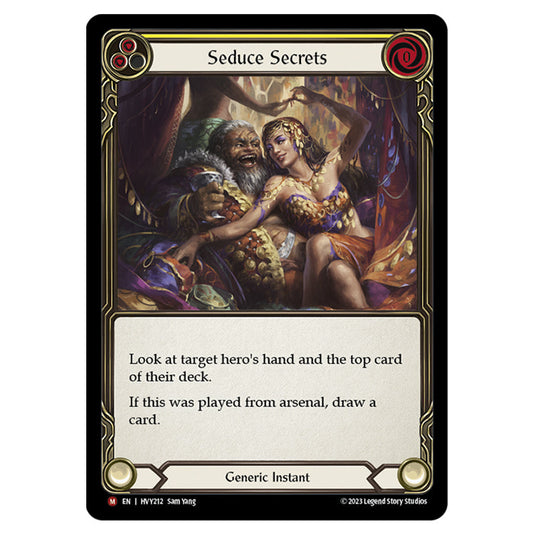 Flesh & Blood - Heavy Hitters - Seduce Secrets (Rainbow Foil) - HVY212-RF