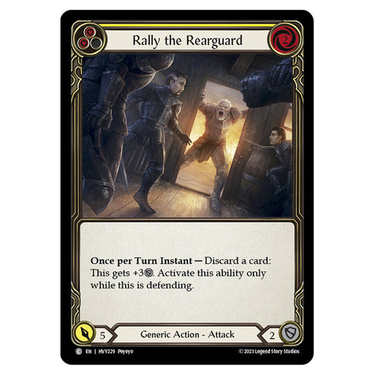 Flesh & Blood - Heavy Hitters - Rally the Rearguard (Yellow) - HVY229