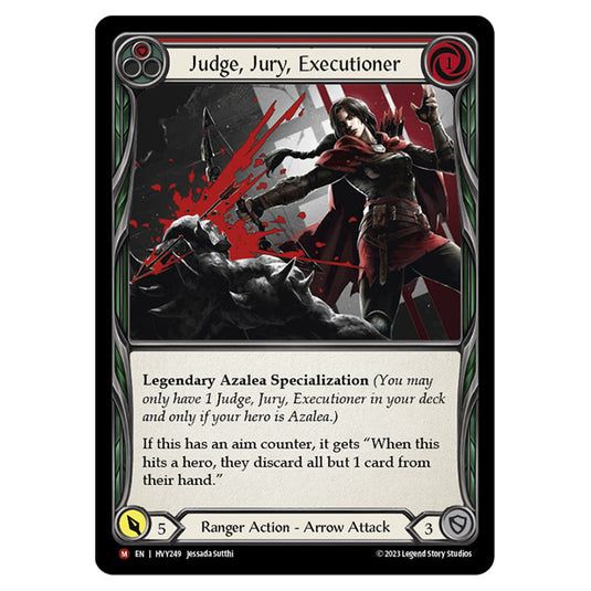 Flesh & Blood - Heavy Hitters - Judge, Jury, Executioner (Rainbow Foil) - HVY249-RF