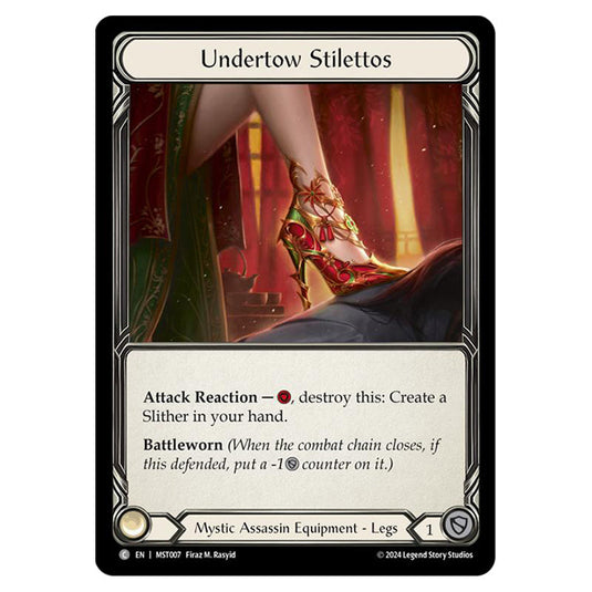 Undertow Stilettos card from the Flesh & Blood set Part the Mistveil MST007