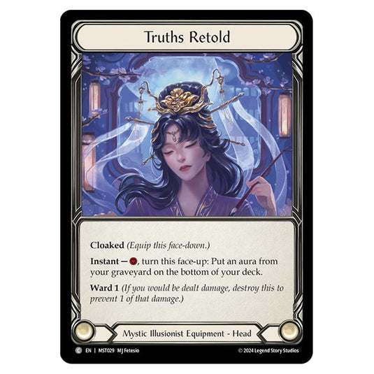 Truths Retold card from the Flesh & Blood set Part the Mistveil MST029