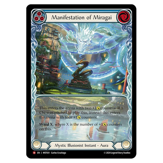 Manifestation of Miragai card from the Flesh & Blood set Part the Mistveil MST031-EA