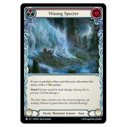 Waxing Specter card from the Flesh & Blood set Part the Mistveil MST043