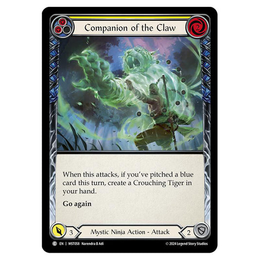 Companion of the Claw card from the Flesh & Blood set Part the Mistveil MST058