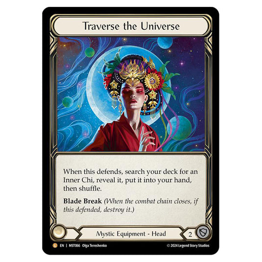 Traverse the Universe card from the Flesh & Blood set Part the Mistveil MST066-RF