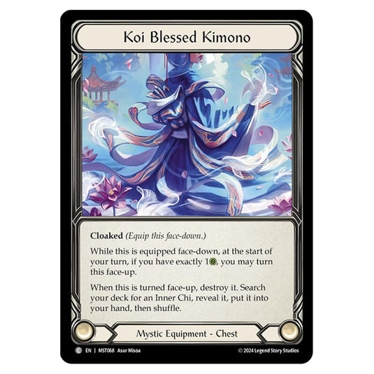 Koi Blessed Kimono card from the Flesh & Blood set Part the Mistveil MST068