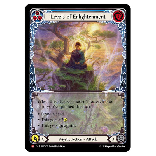 Levels of Enlightenment card from the Flesh & Blood set Part the Mistveil MST077-EA