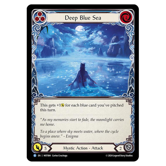 Deep Blue Sea card from the Flesh & Blood set Part the Mistveil MST084