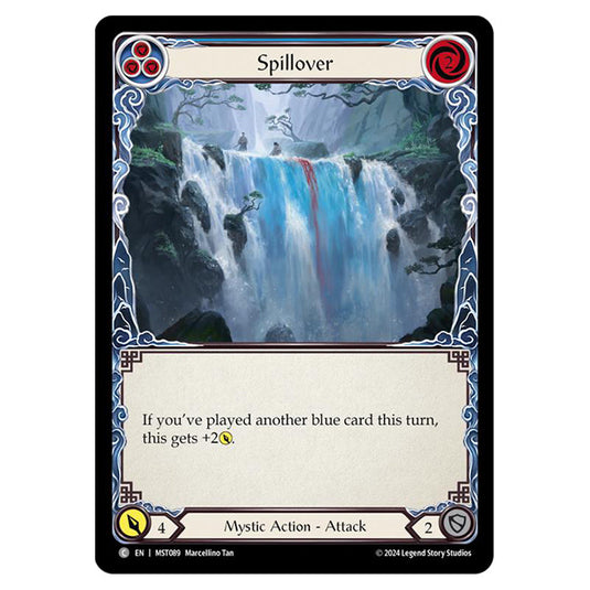 Spillover card from the Flesh & Blood set Part the Mistveil MST089-RF