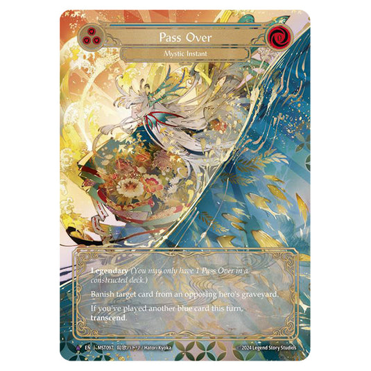 Pass Over // Inner Chi card from the Flesh & Blood set Part the Mistveil MST097-MV