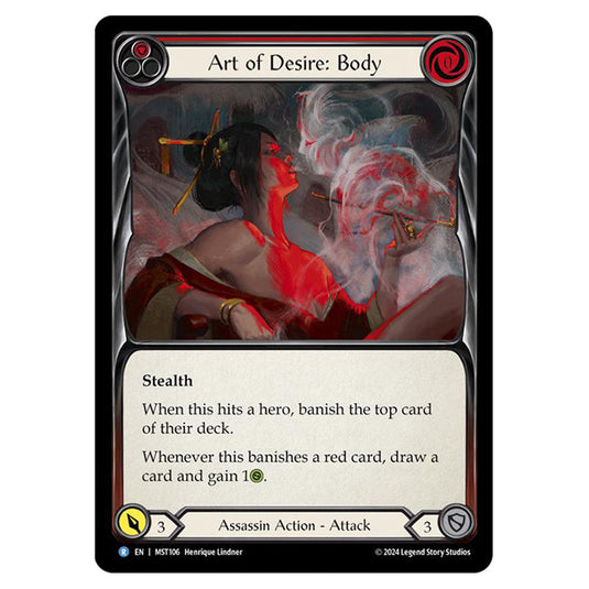 Art of Desire: Body card from the Flesh & Blood set Part the Mistveil MST106-RF