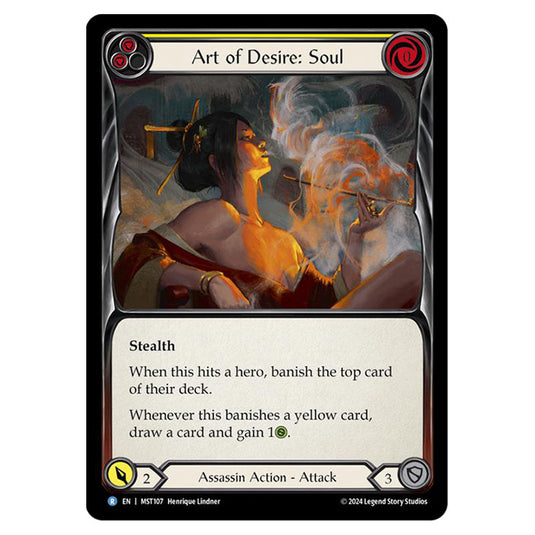 Art of Desire: Soul card from the Flesh & Blood set Part the Mistveil MST107