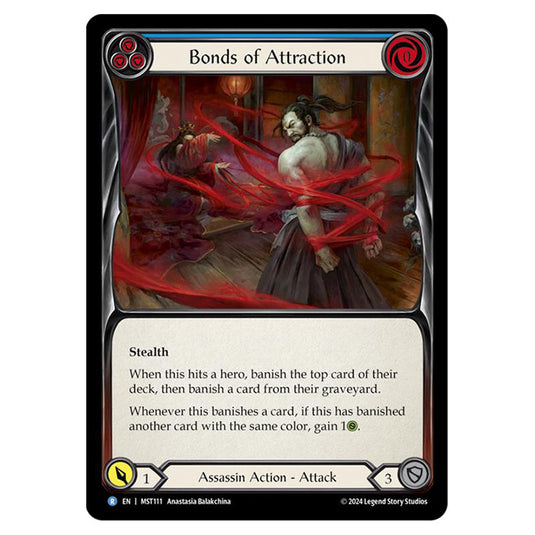 Bonds of Attraction card from the Flesh & Blood set Part the Mistveil MST111