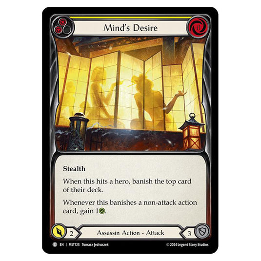 Mind's Desire card from the Flesh & Blood set Part the Mistveil MST125