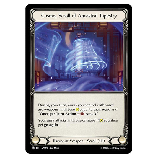 Cosmo, Scroll of Ancestral Tapestry card from the Flesh & Blood set Part the Mistveil MST130