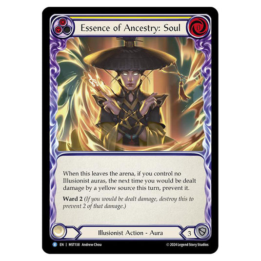 Essence of Ancestry: Soul card from the Flesh & Blood set Part the Mistveil MST138