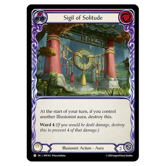 Sigil of Solitude card from the Flesh & Blood set Part the Mistveil MST143