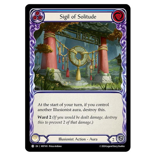 Sigil of Solitude card from the Flesh & Blood set Part the Mistveil MST145