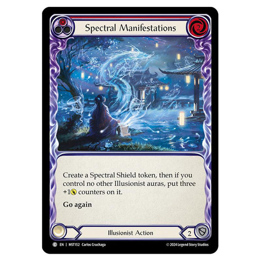 Spectral Manifestations card from the Flesh & Blood set Part the Mistveil MST152