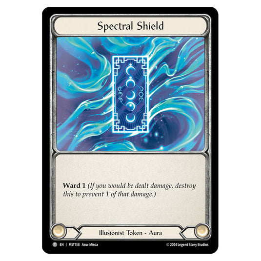 Spectral Shield card from the Flesh & Blood set Part the Mistveil MST158