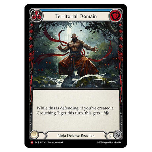 Territorial Domain card from the Flesh & Blood set Part the Mistveil MST163-RF