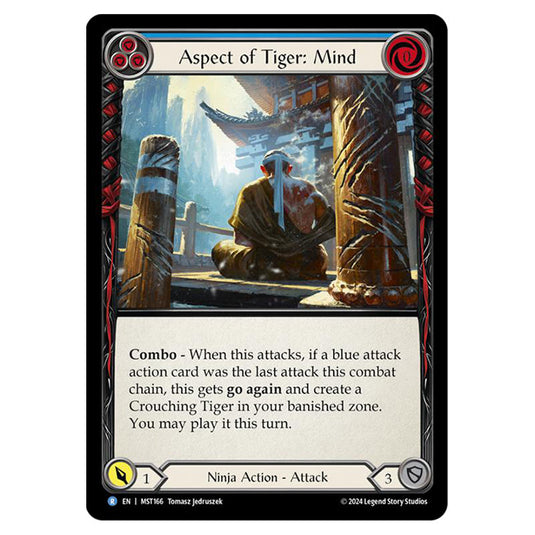 Aspect of Tiger: Mind card from the Flesh & Blood set Part the Mistveil MST166