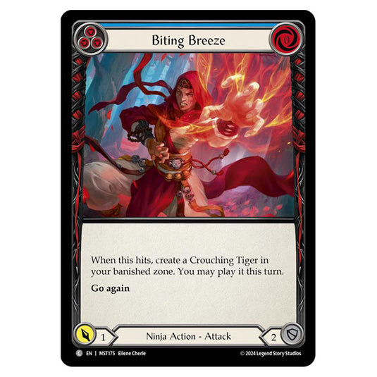 Biting Breeze card from the Flesh & Blood set Part the Mistveil MST175