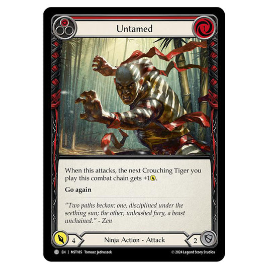 Untamed card from the Flesh & Blood set Part the Mistveil MST185