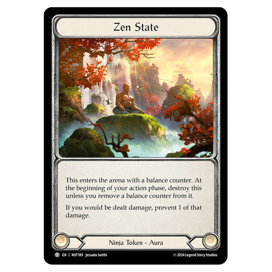 Zen State card from the Flesh & Blood set Part the Mistveil MST189