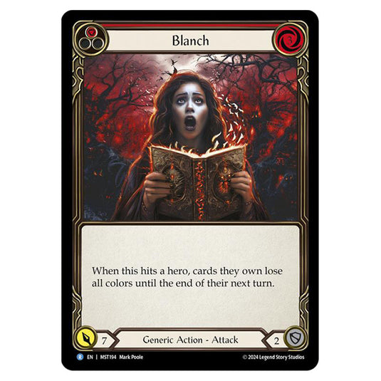 Blanch card from the Flesh & Blood set Part the Mistveil MST194