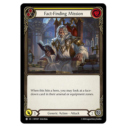 Fact-Finding Mission card from the Flesh & Blood set Part the Mistveil MST207