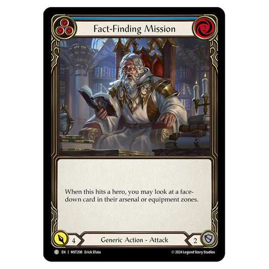 Fact-Finding Mission card from the Flesh & Blood set Part the Mistveil MST208