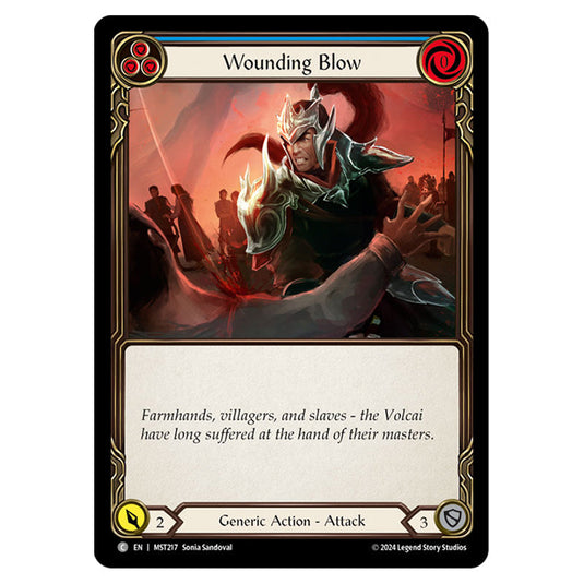 Wounding Blow card from the Flesh & Blood set Part the Mistveil MST217