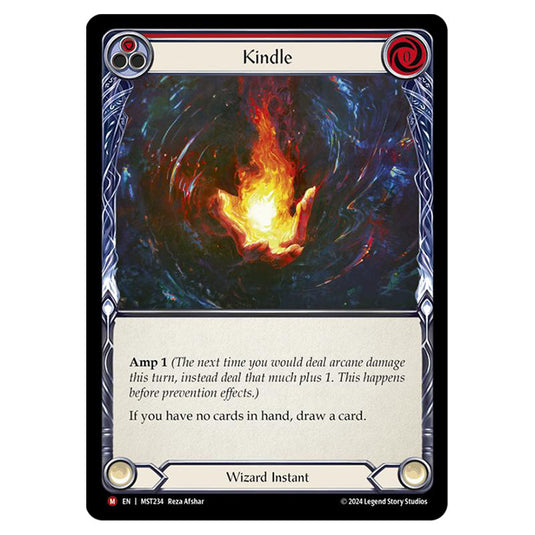 Kindle card from the Flesh & Blood set Part the Mistveil MST234-RF